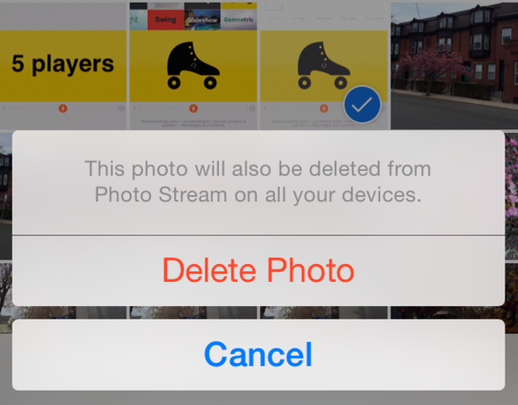 myphotostream not showing iphone
