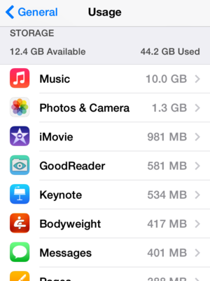 messages storage