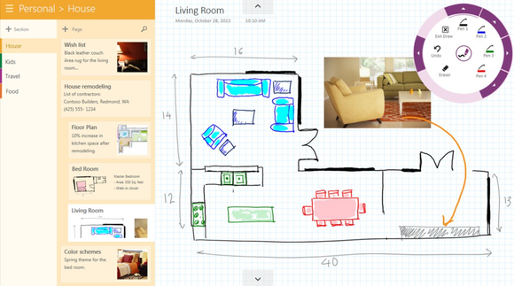 onenote windows 8