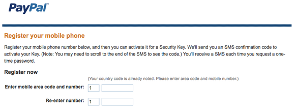 paypal register