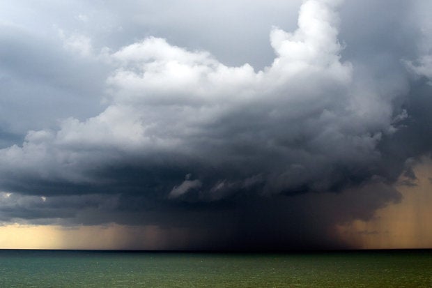 Image: Some rain in the clouds