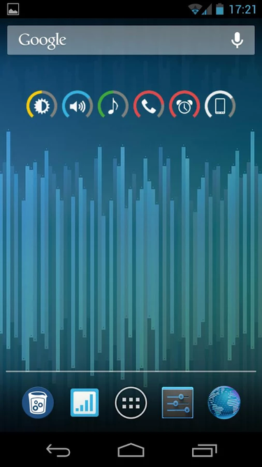 slider widget volumes result