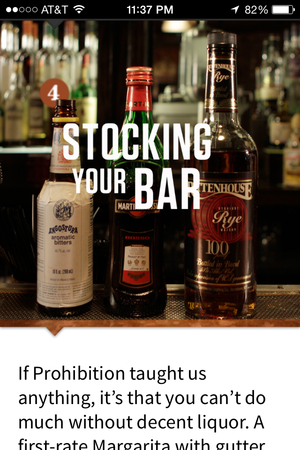speak easy stocking your bar