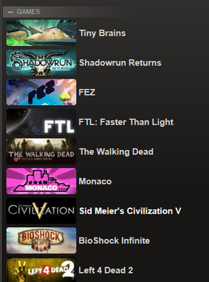 steam games library