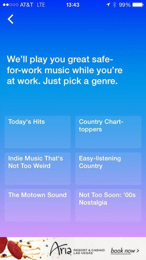 streaming music songza