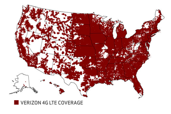 verizon 4g coverage