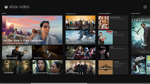 xbox video windows 8 app