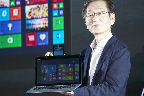 asus transformer book v present