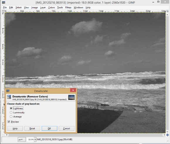 desaturate