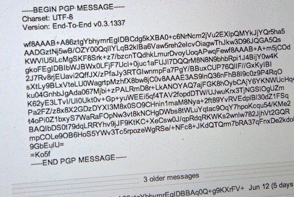 google encryption gmail