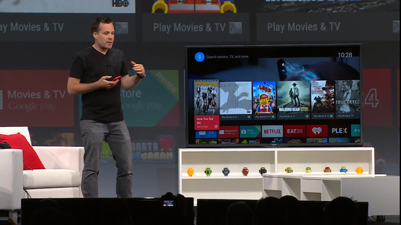 google io android tv interface demo