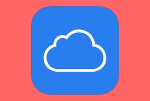 icloud red bckgnd