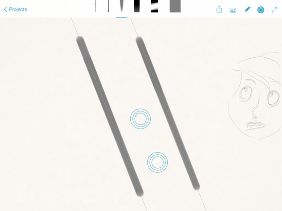 ruler move sketch iPad Adobe with the new Review: to stylus life Ink brings