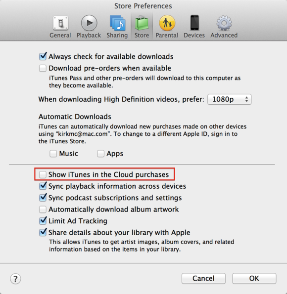 itunes in the cloud
