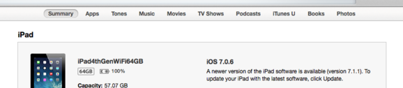 itunes sync screen