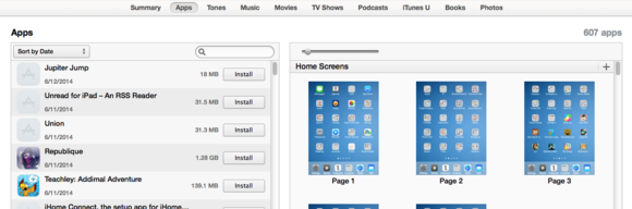 itunes sync screen 2