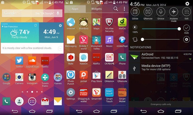 lgg3 interface