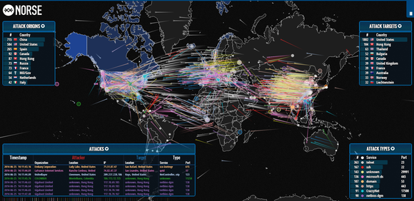 Watch The Web Get Hacked In Real Time On This Mesmerizing Map Pcworld - is this what the end of days looks like nope it s just another wednesday morning on the web click to enlarge