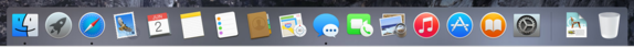 os x yosemite dock