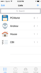 pocket lists