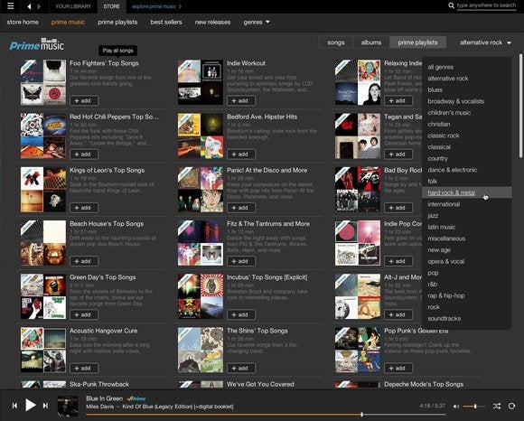 prime playlists