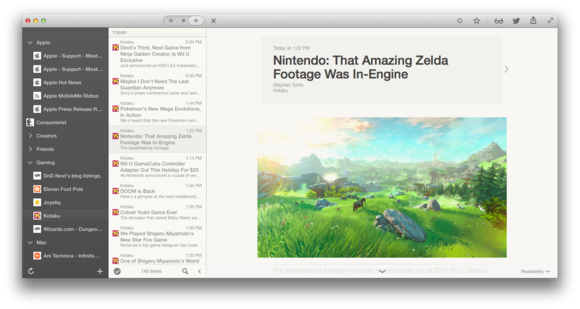 reeder unread