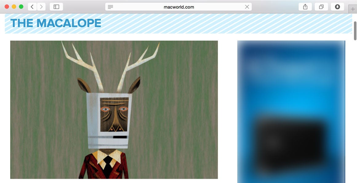 yosemite safari titlebar