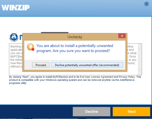 uncheckpopup