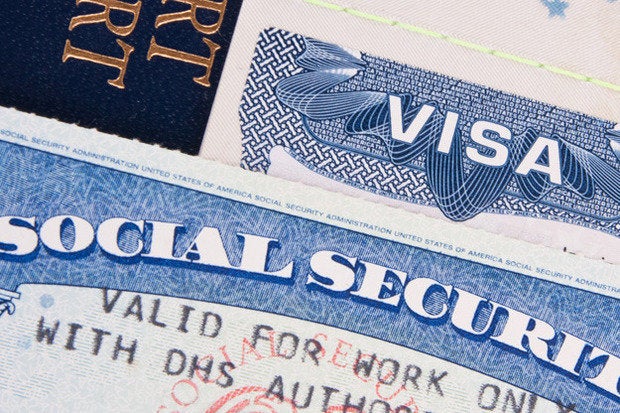 visa work passport h-1b