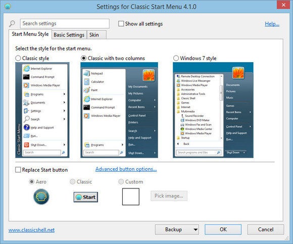 windows 8 top10 questions start menu classic start menu setup