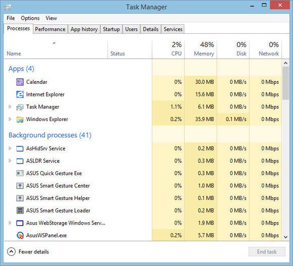 windows 8 top10 questions task manager processes