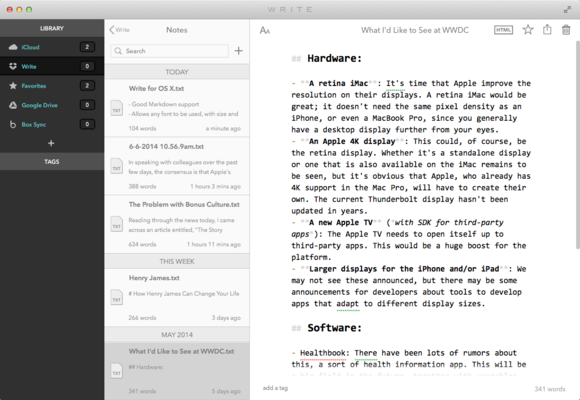 Best program for writing on mac