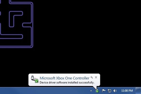 Xbox One controller device ready popup