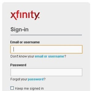 xfinity login