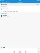 Asana iOS task screen with attachments