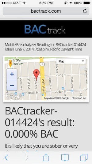 bactrack scary overshare