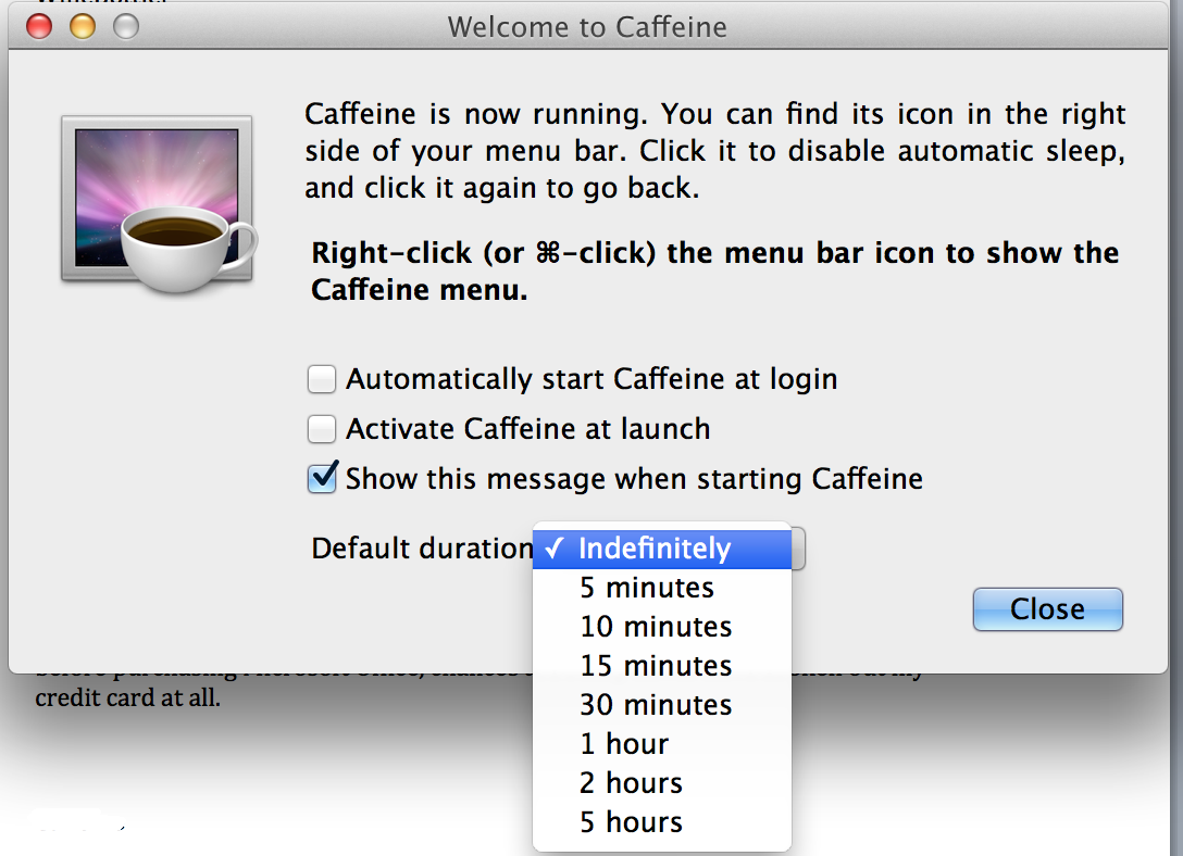 Caffeine mac os аналоги