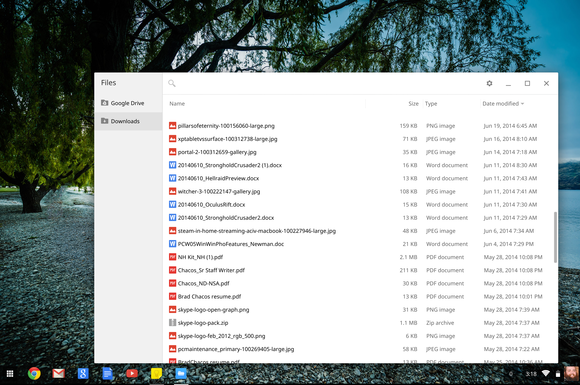 chromebook files app