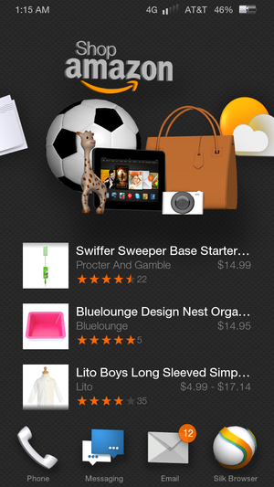 fire phone carousel