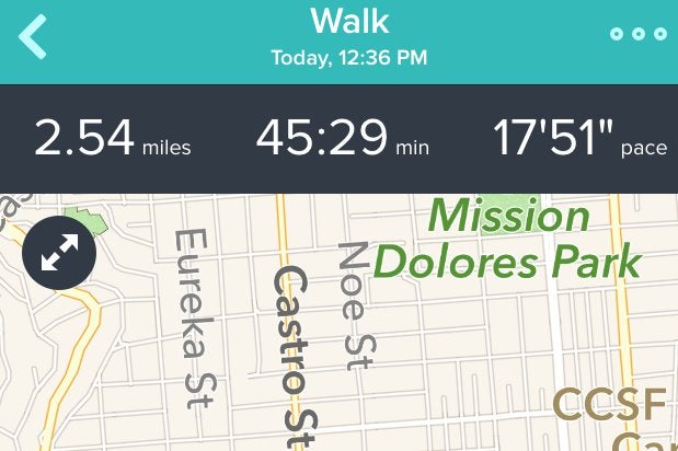fitbit distance tracking