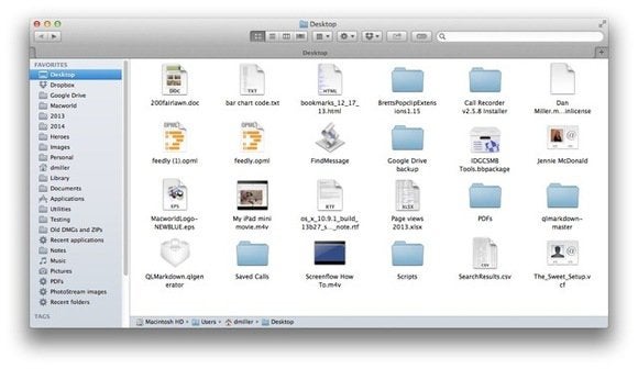 folder tidy before