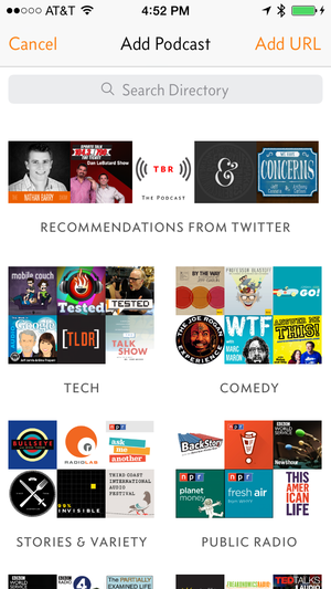 Overcast podcast suggestions.