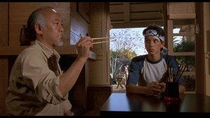karate kid fly chopsticks