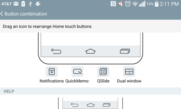 lg g3 navigation bar