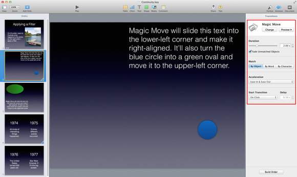 Keynote magic move