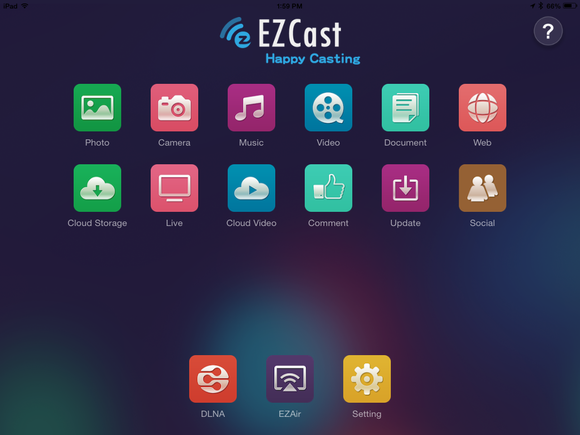 mediabeam ezcast home ipad