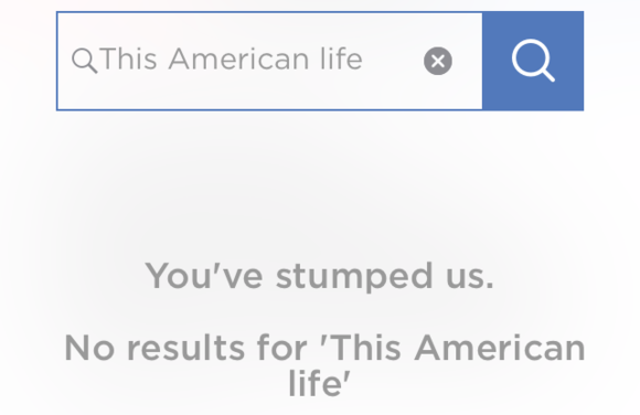 npr one search problems