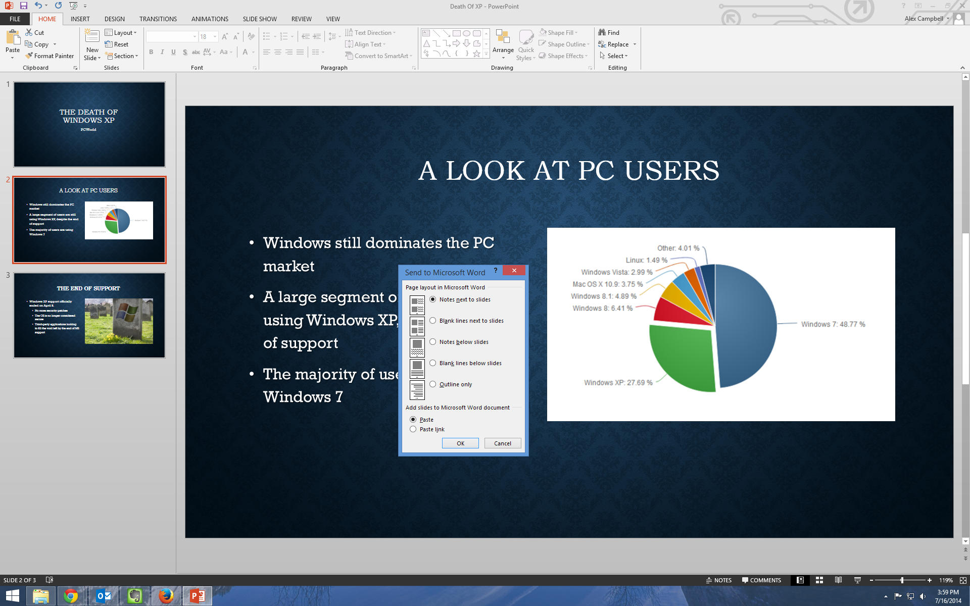 how to export presentation in powerpoint