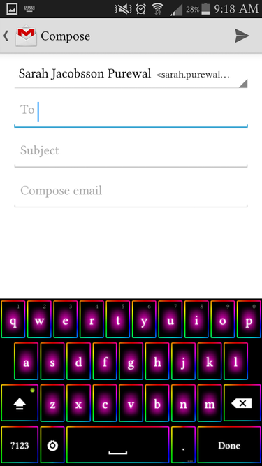 Download Rainbow Keyboard For Android