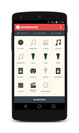 revolv android menu